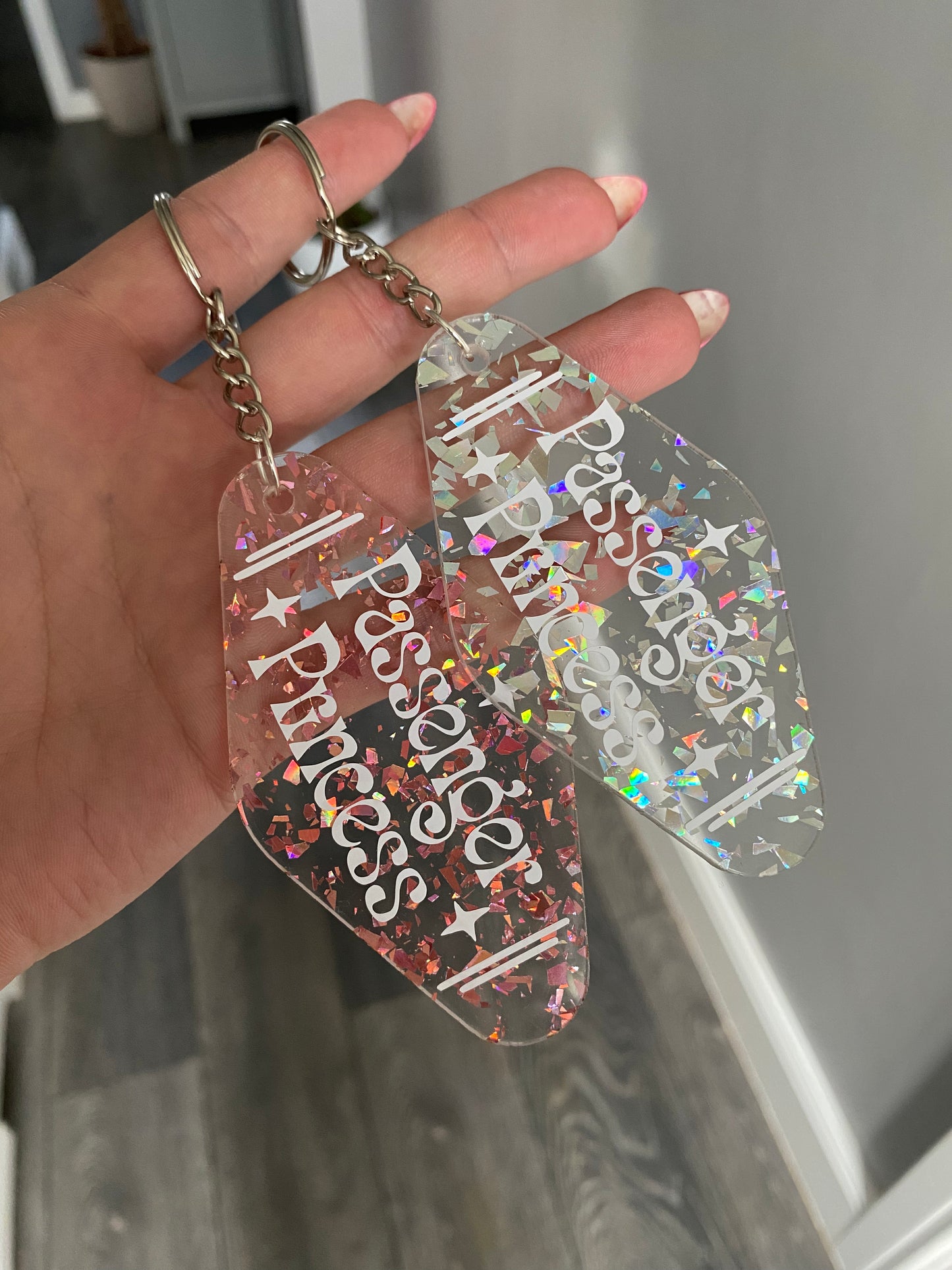 “Passenger Princess” Motel Style Keyring