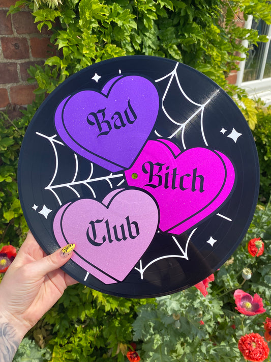 12” Upcycled Vinyl Record