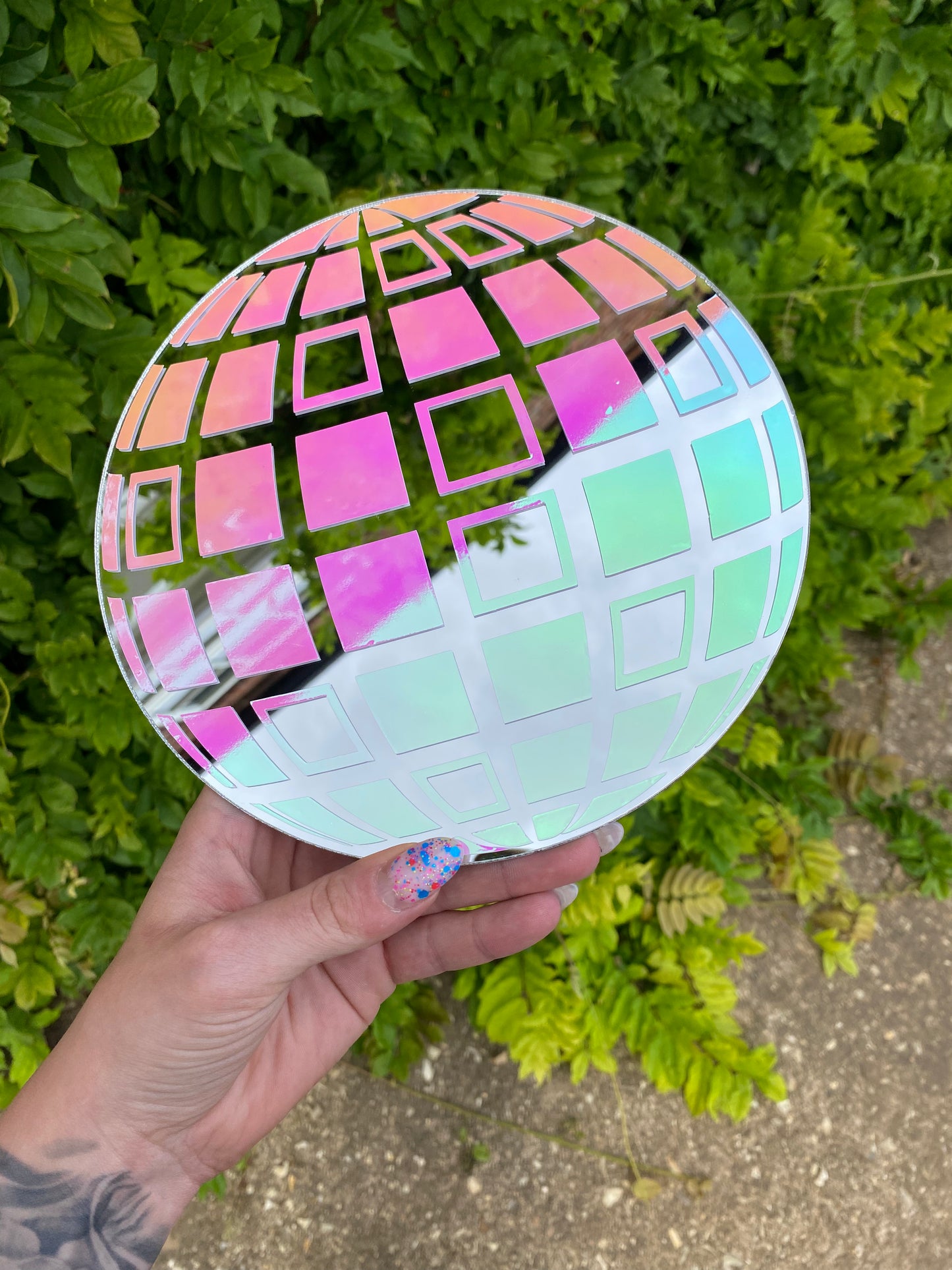 Large Disco Ball Mirror